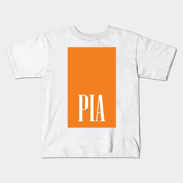 Oscar Piastri Driver Label - 2023 Season Kids T-Shirt by GreazyL